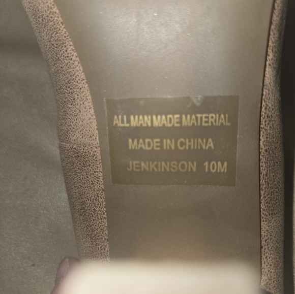 Rampage taupe 10M 3 inch stacked heel - Picture 8 of 10